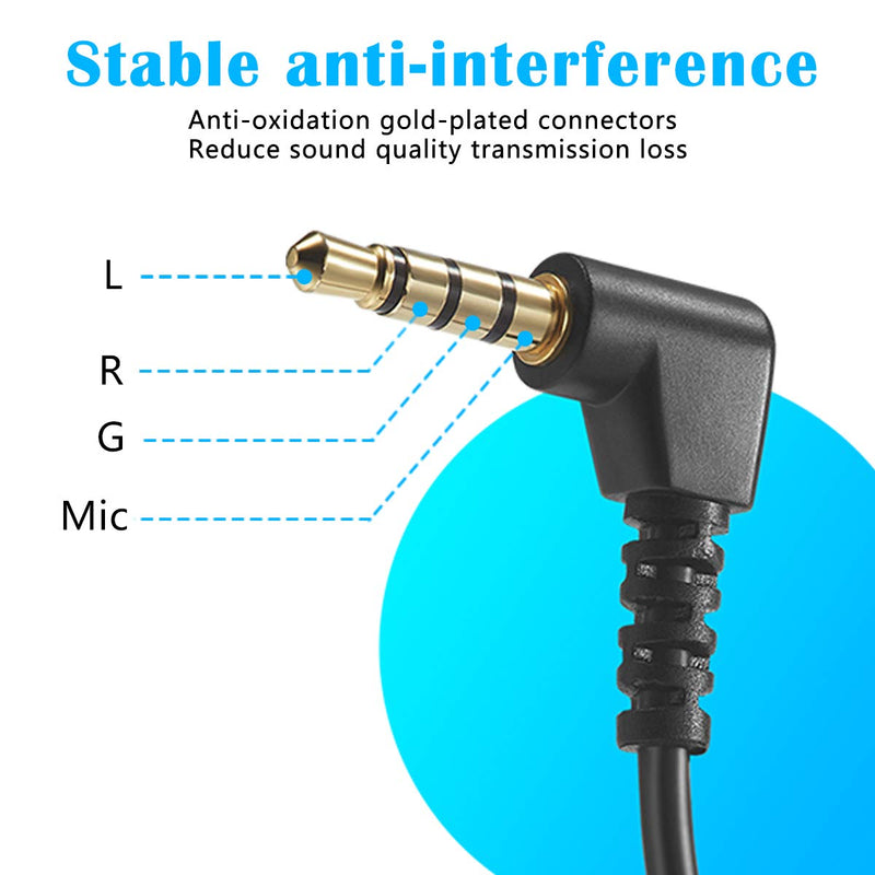 [AUSTRALIA] - Alilong 3.5mm TRS to TRRS Adapter, Microphone Converter Audio Cable Adapter for iPhone & Android Smartphones Tablets Camera Video Recording 