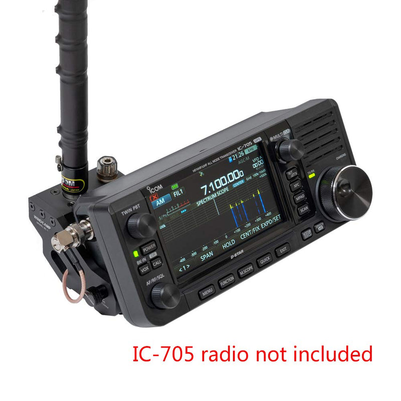 Quick Release Antenna Bracket Holder Antenna Mount Bracket for Portable Shortwave Radio ICOM IC-705