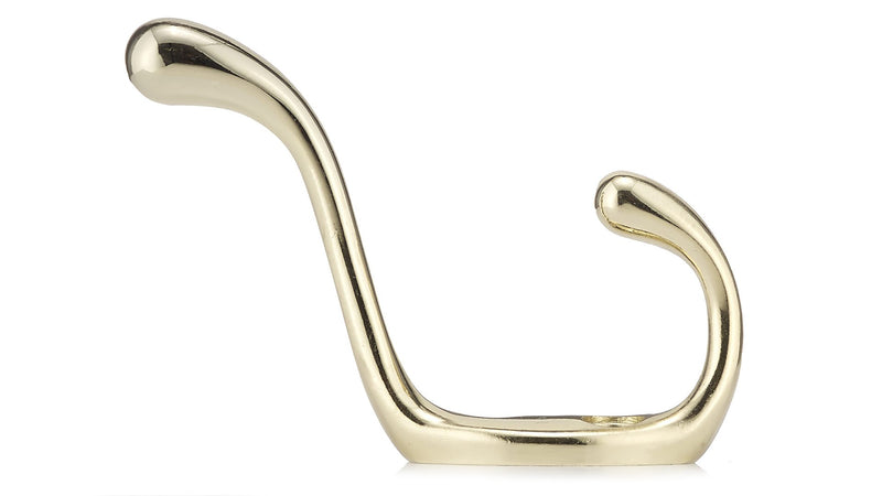 Richelieu Hardware BP6514130 Utility Metal Hook, Brass Brass Finish