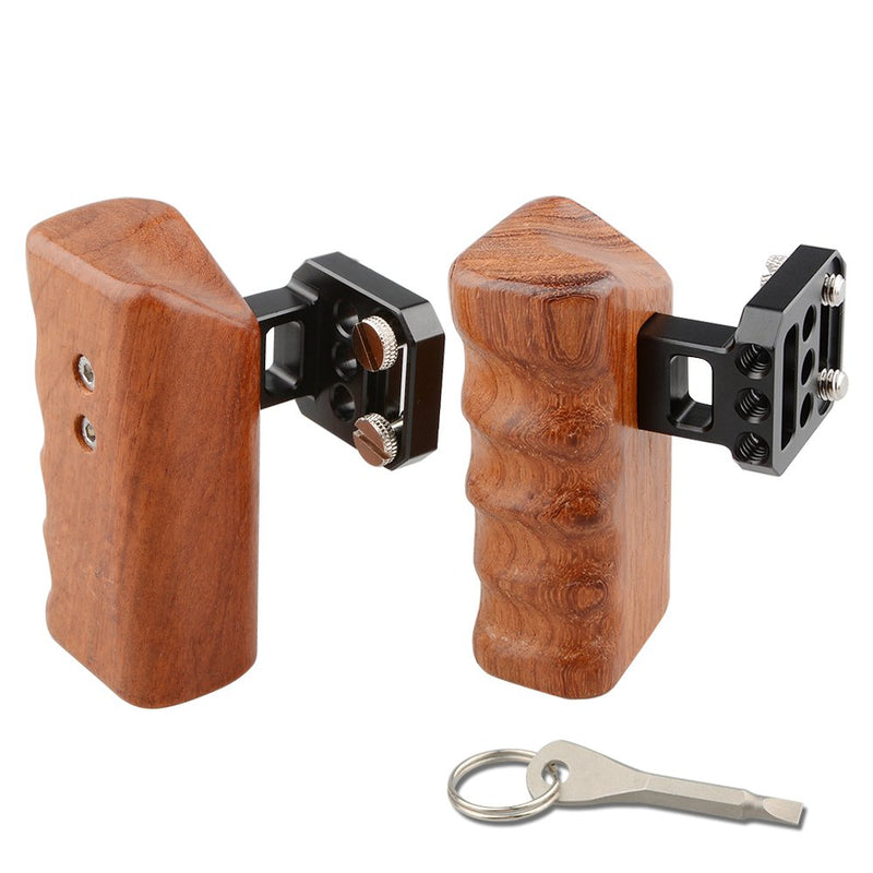 CAMVATE Wooden Handle Grips for Panasonic Camera GH Series(1 Pair)