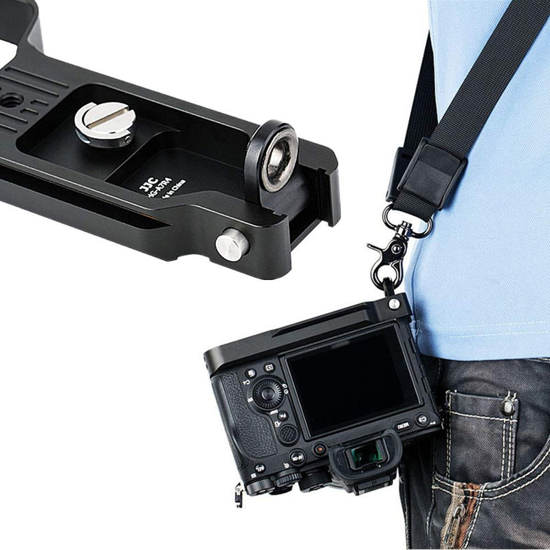JJC Metal Camera Extension Hand Grip Holder for Sony A7III A7II A7M3 A7M2 A7S3 A7SIII A7RIV A7R4 A7RIII II A7R3 A7R2 A7SII A9 Camera Arca Swiss Quick Release Tripod Plate w/Battery Compartment Opening For Sony A7III A7SIII A7RIV