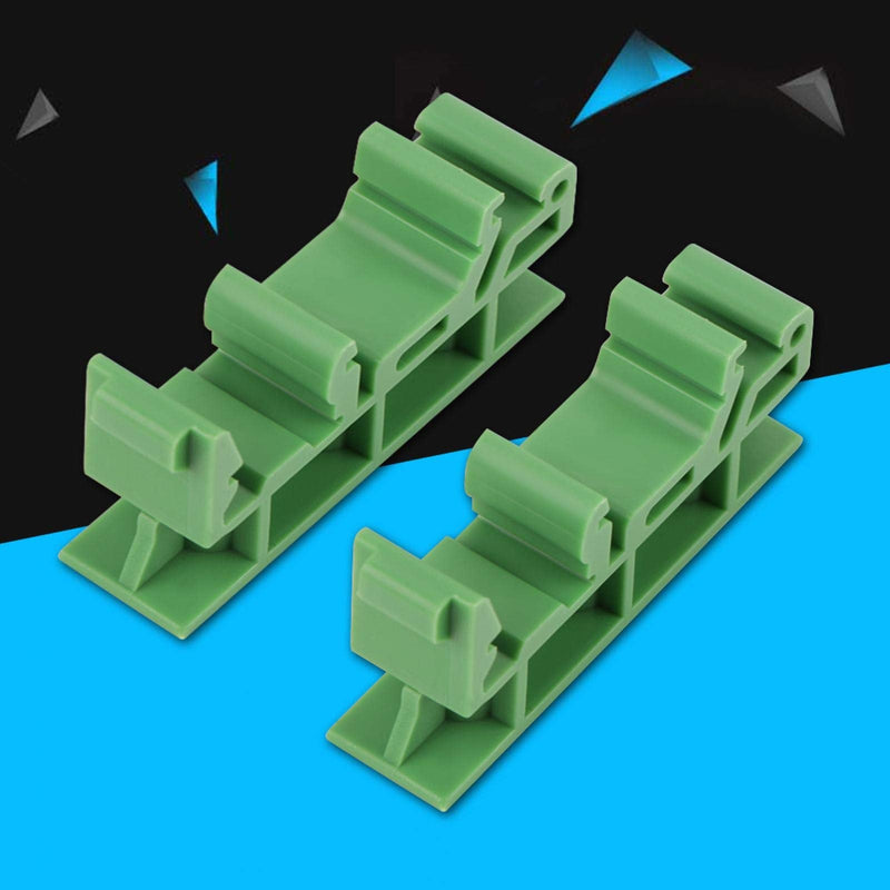 10sets PCB DIN C45 Rail Adapter Circuit Board Mounting Bracket Used to Secure and Hold PCB or Electronic Switching Devices,35mm DIN Rail