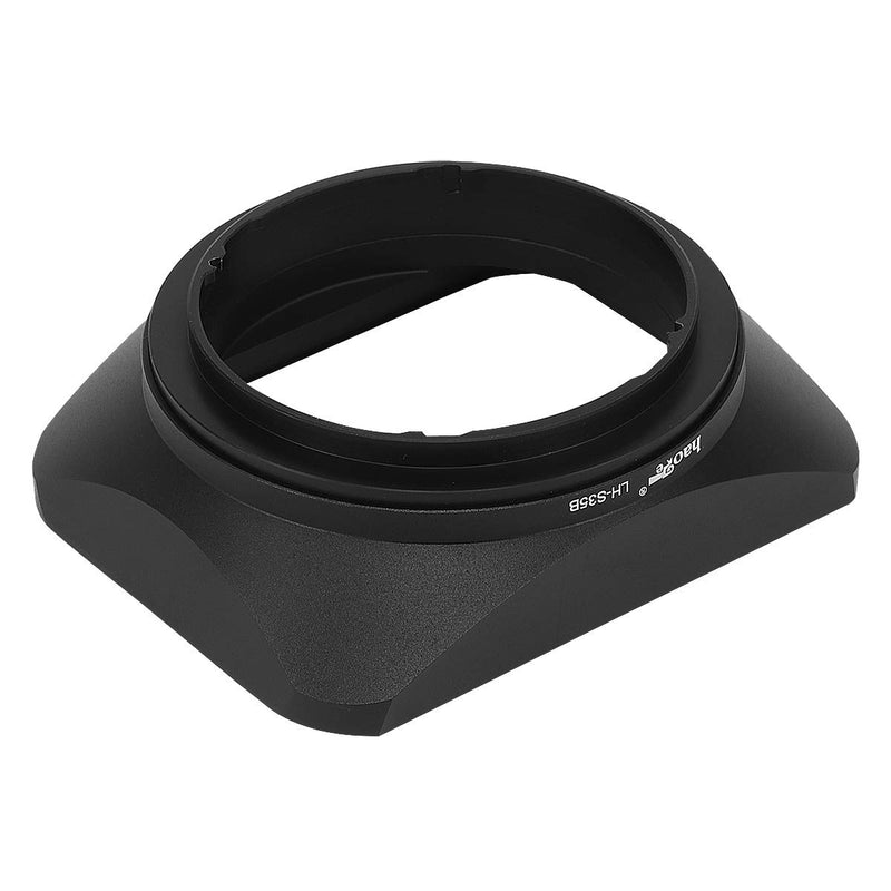 Haoge LH-S35B Bayonet Square Metal Lens Hood Shade with Cap for Sony Sonnar T FE 35mm F2.8 ZA SEL35F28Z and Sonnar T FE 55mm F1.8 ZA SEL55F18Z Lens