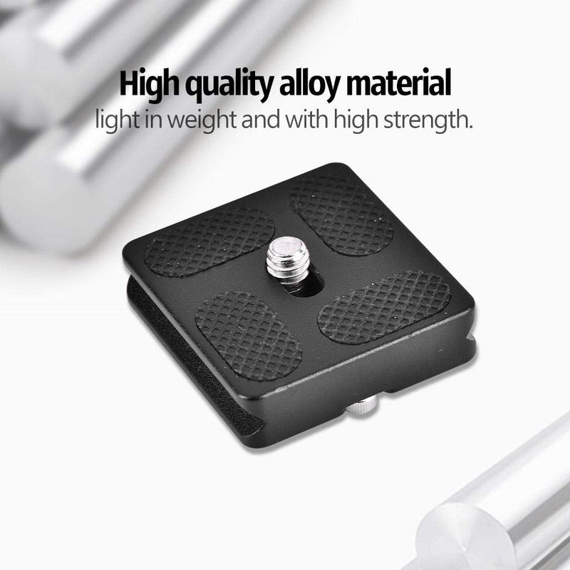 Quick Release Plate with 1/4inch Screw Mount 40/50/60/70/100mm Quick Release Clamp Mount Adapter for Arca Benro Monopod Tripod Ball Head SLR Camera(PU40) PU40