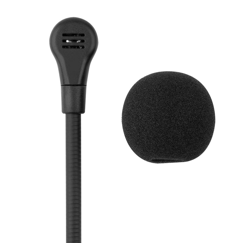 [AUSTRALIA] - Gooseneck Plug-in Microphone Replacement for PC Laptop Camera Phone, PDP Afterglow AG6, Turtle Beach Gaming Headset and 3.5MM TRS TRRS Audio Port Devices (2-Pack External Mic) 