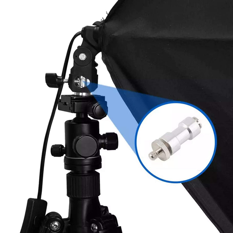 Camera Screws Kit, PAMOWO 16Pcs Tripod Mount Screw Adapter 1/4" to 1/4" Threaded Ring Screw Converter Pack, 1/4" to 3/8" Nut for DSLR Camera/Tripod/Monopod/Ballhead/Flash Light/Quick Release Plate