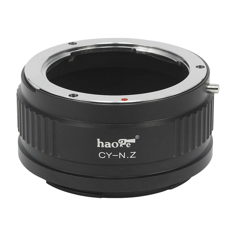 Haoge Manual Lens Mount Adapter for Contax/Yashica C/Y CY Mount Lens to Nikon Z Mount Camera Such as Z6 Z7