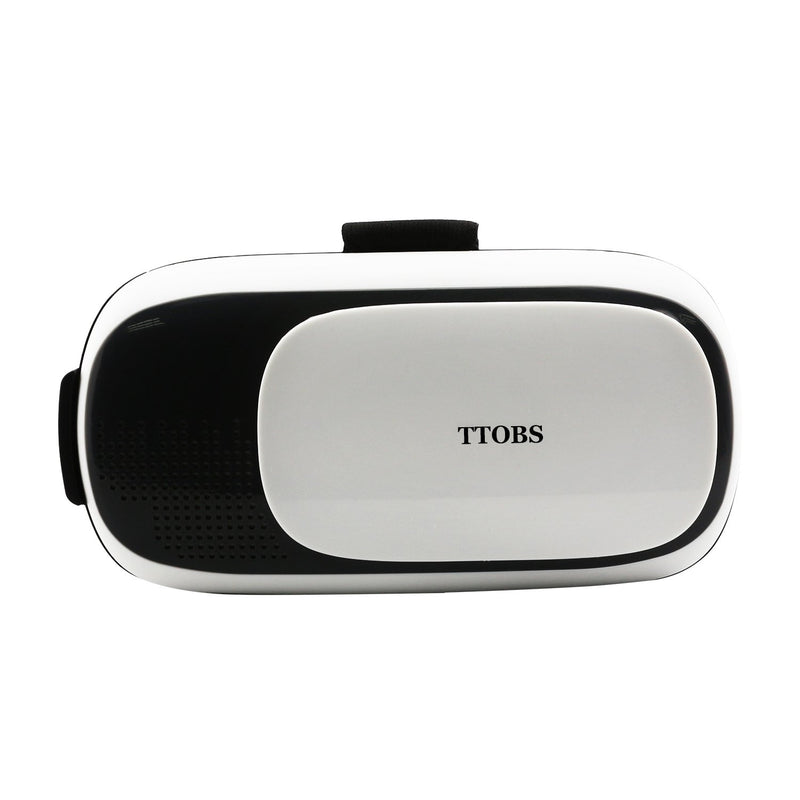 TTOBS 3D Glasses DIY Video Movies Games Glasses Virtual Reality Headset for You Phone Compatible with 4.7-5.7 inch Android & iOS & Win 4.7-5.7 inch