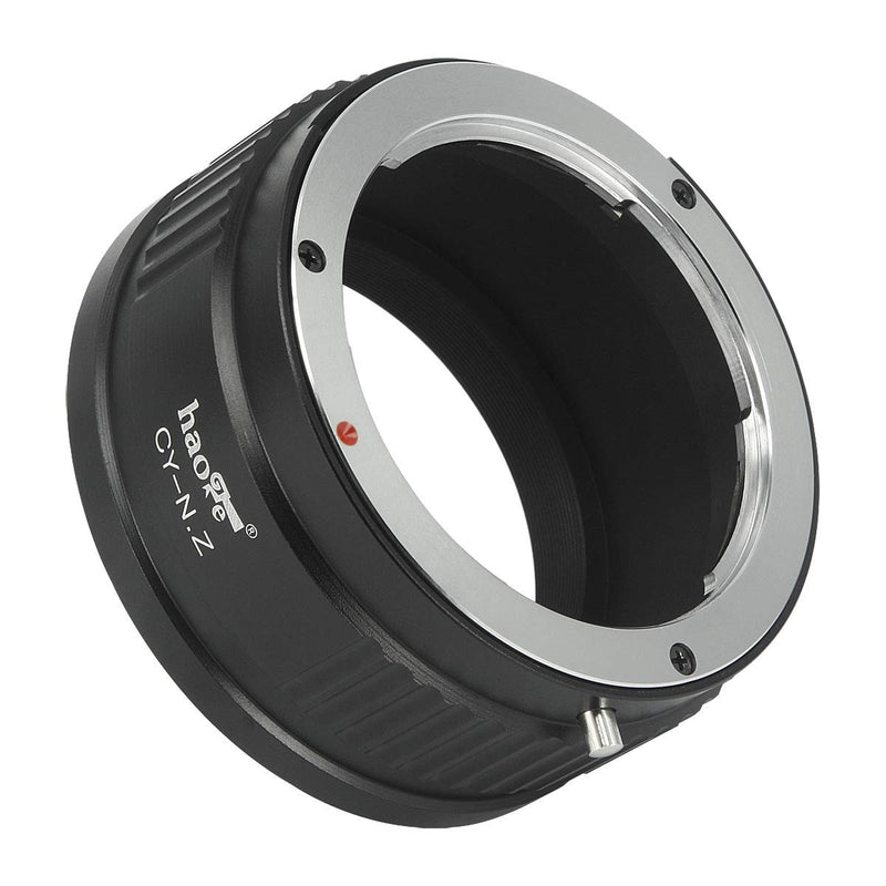 Haoge Manual Lens Mount Adapter for Contax/Yashica C/Y CY Mount Lens to Nikon Z Mount Camera Such as Z6 Z7