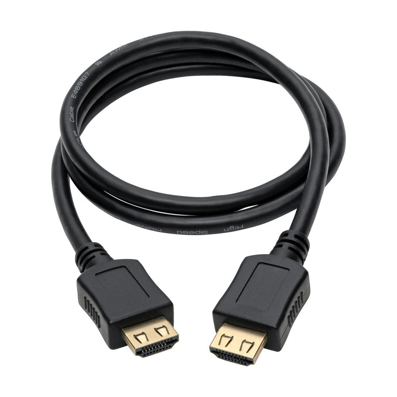 Tripp Lite High-Speed HDMI Cable w/ Gripping Connectors 4K M/M Black 3ft 3' (P568-003-BK-GRP) 3 ft.