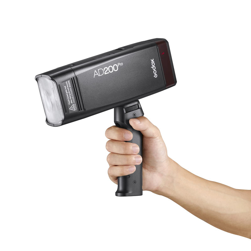 Godox FG-100 Flash Grip, Portable Bracket Handle Speedlite Holder Stabilizers with 1/4" Screw, Compatible with Godox AD100pro, AD200pro, AD300pro and Other Flash/LED Light