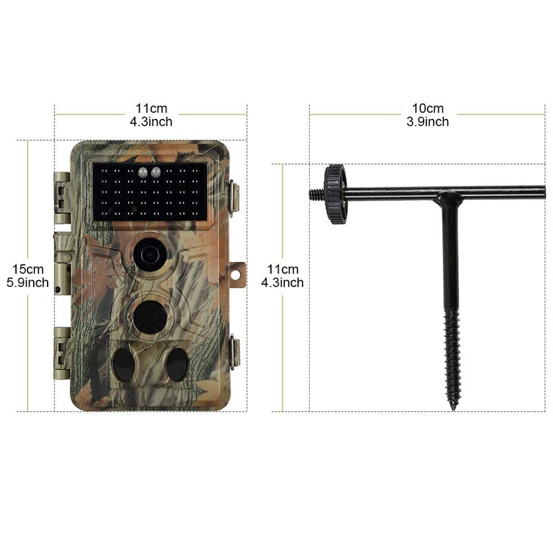 [AUSTRALIA] - Folgtek 4PCS Trail Camera Mount Tree Holder Polyester Trail Camera Tree Mounting, Hunting Camera Mount Accessories Suitable for Camping, , 10x11 cm Traveling or Daily Use 