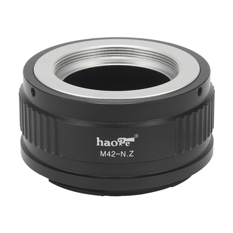 Haoge Manual Lens Mount Adapter for 42mm M42 Mount Lens to Nikon Z Mount Mirrorless Camera Such as z6ii z7iiZ6 Z7