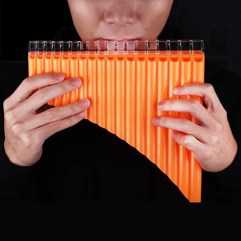 Mr.Power Pan Flute 18 Pipes C Key Panpipe Music Wind Instrument &Bag for Beginners Student