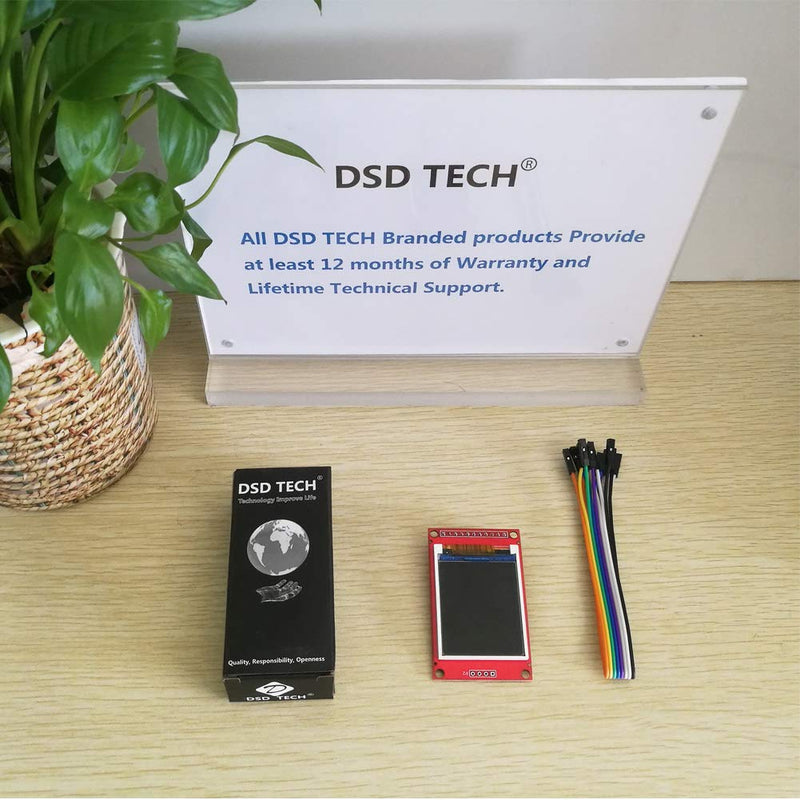 DSD TECH 1.8 Inch TFT LCD Display Module with SPI Interface for Arduino and MCU