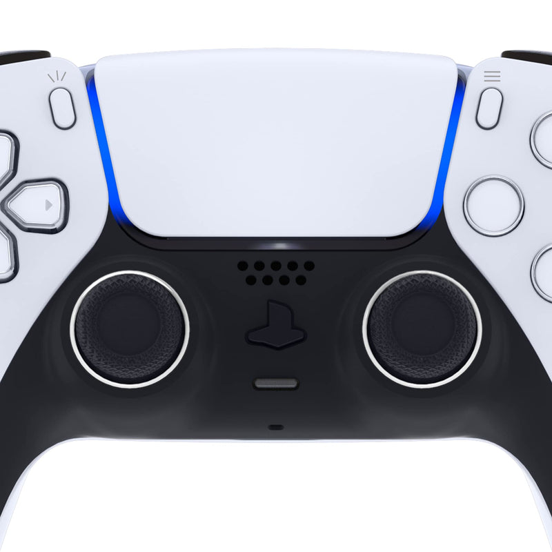 eXtremeRate White Replacement Accessories for PS5 Controller, Accent Rings for Playstation 5 Controller - Controller NOT Included