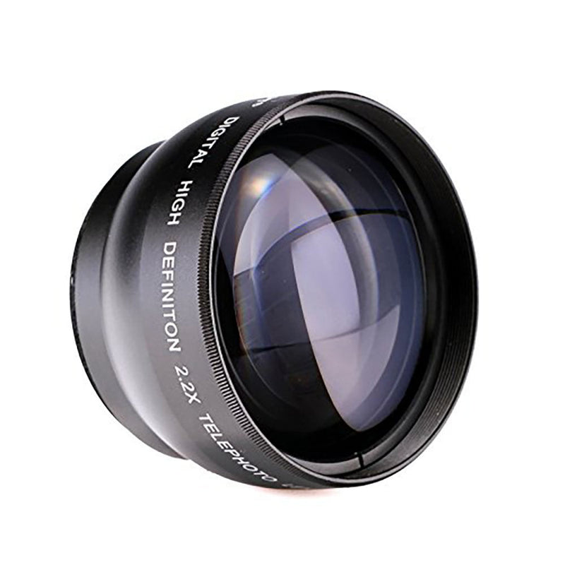 Ultra Deluxe Lens Kit for EOS M6 Mark II, EOS M50, EOS M50 Mark II, EOS M200 with 15-45mm Lens, Fuji X100V - Includes: 7pc 49mm Filter Set + 49mm Wide Angle and Telephoto Lens