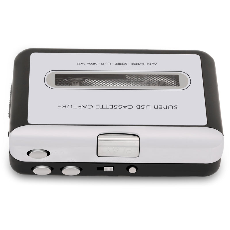 Incutex tape player and converter to MP3 WITH PC – portable digital cassette converter Cassette to MP3 with PC