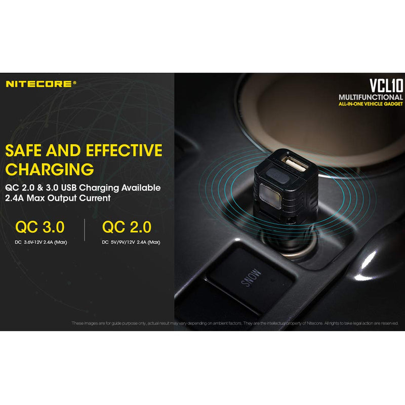 NITECORE VCL10 QuickCharge 3.0 USB Car Charger