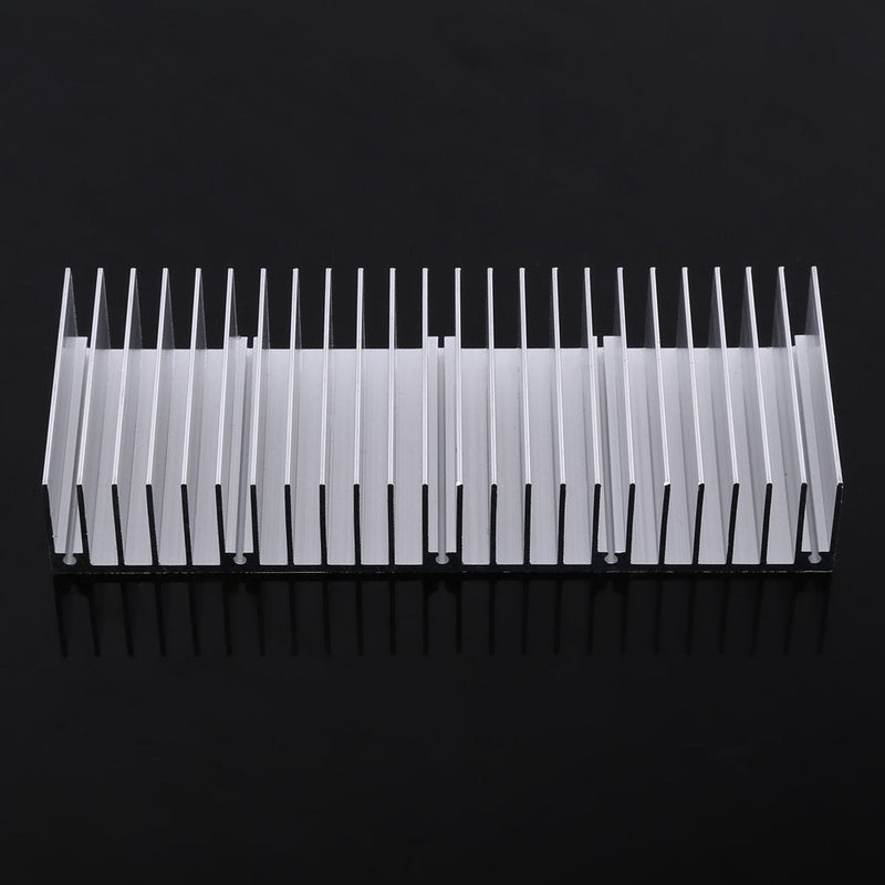 Aluminium Heatsink 150 x 59 x 25mm Amplifier Heat Sink 24 Teeth Cooling Fin for IC Module, PC Computer, Led, PCB