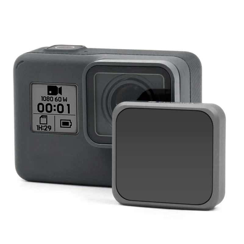 [AUSTRALIA] - LENSKINS MRC ND16 Filter for GoPro Hero 5 Black, Hero 6 Black, Hero 7 Black, AGC Optics Glass, 18-Layer Multi-Resistant Coating Neutral Density Filter, Snug Fit GoPro Lens Filter with Lens Cloth 