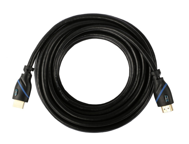 12ft (3.6M) High Speed HDMI Cable Male to Male with Ethernet Black (12 Feet/3.6 Meters) Supports 4K 30Hz, 3D, 1080p and Audio Return CNE570389 (2 Pack) 12ft 2 Pack HDMI Male-Male