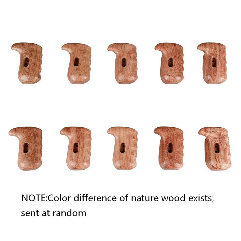 CAMVATE Wooden Handle Grip with Rosette Standard Accessory(Left Hand) - 1639