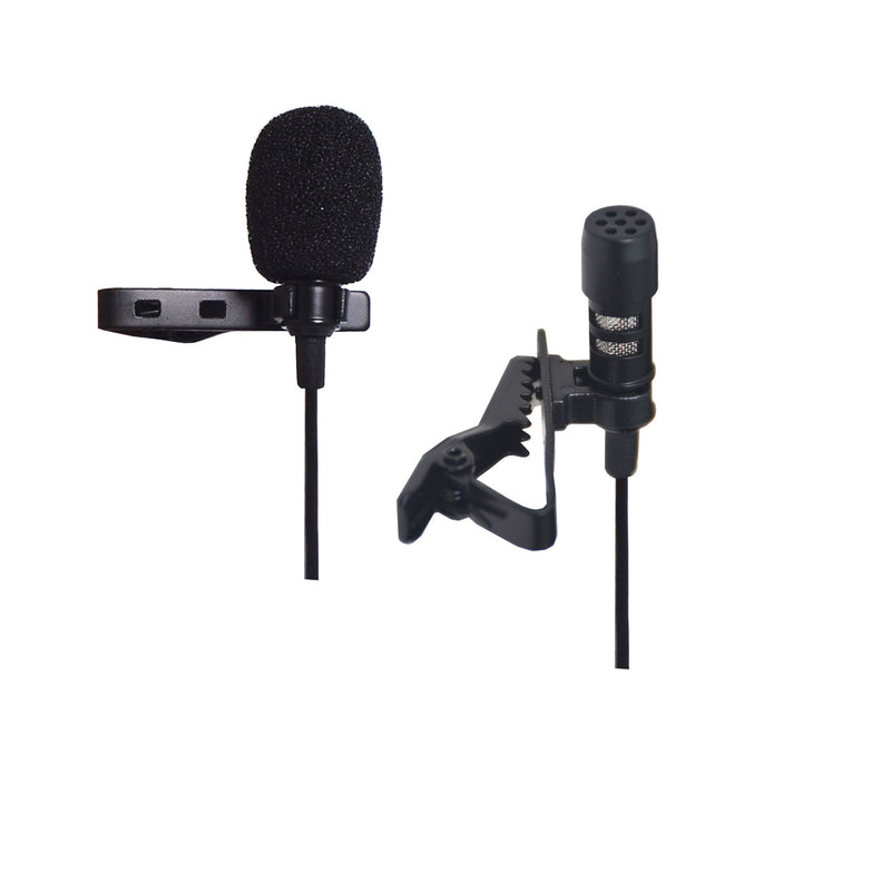 [AUSTRALIA] - Riqiorod Dual Lavalier Microphone, Lapel Interview Clip-on Mini Omnidirectional Condenser Mic with TRRS to TRS Adapter for iPhone Android Smartphones iPad Media Player Xbox One Gaming Laptop, 5 Feets 