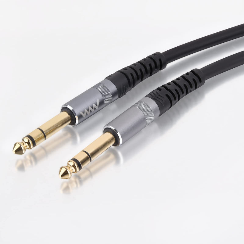 INNOV8 6.35mm 1/4 inch Male to Male TRS Stereo Professional Audio Cable 1m