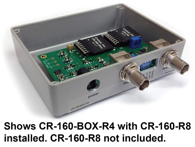 CR-160-BOX-R4 housing for The CR-160-R8 eval Board