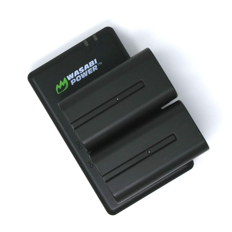 [AUSTRALIA] - Wasabi Power Dual USB Battery Charger for Sony NP-F330, NP-F530, NP-F550, NP-F570, NP-F730, NP-F750, NP-F760, NP-F770, NP-F950, NP-F960, NP-F970, NP-F975 (L Series) 