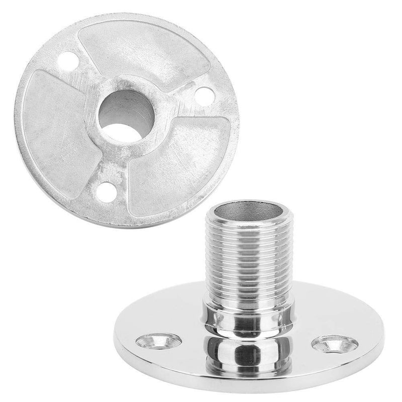 Beennex Marine Antenna Base Mount 316 Stainless Steel Male Thread Antenna Base Boat Accessories