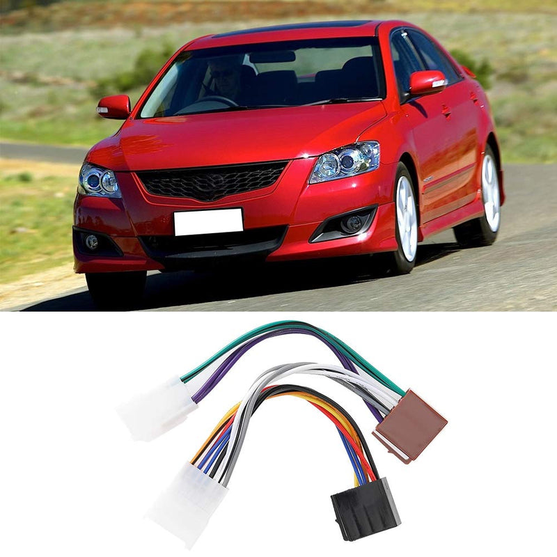 ISO Wire Harness,Car Audio Line Plug Connector Connection Line Interior ISO Wiring Harness Fit for Toyota