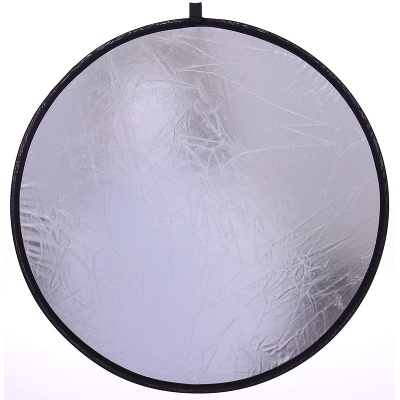 43"/110cm 5-in-1 Light Reflector for Photography Collapsible Multi-Disc Round with Bag - Translucent, Gold, Silver, Black and White 43inch 5in1