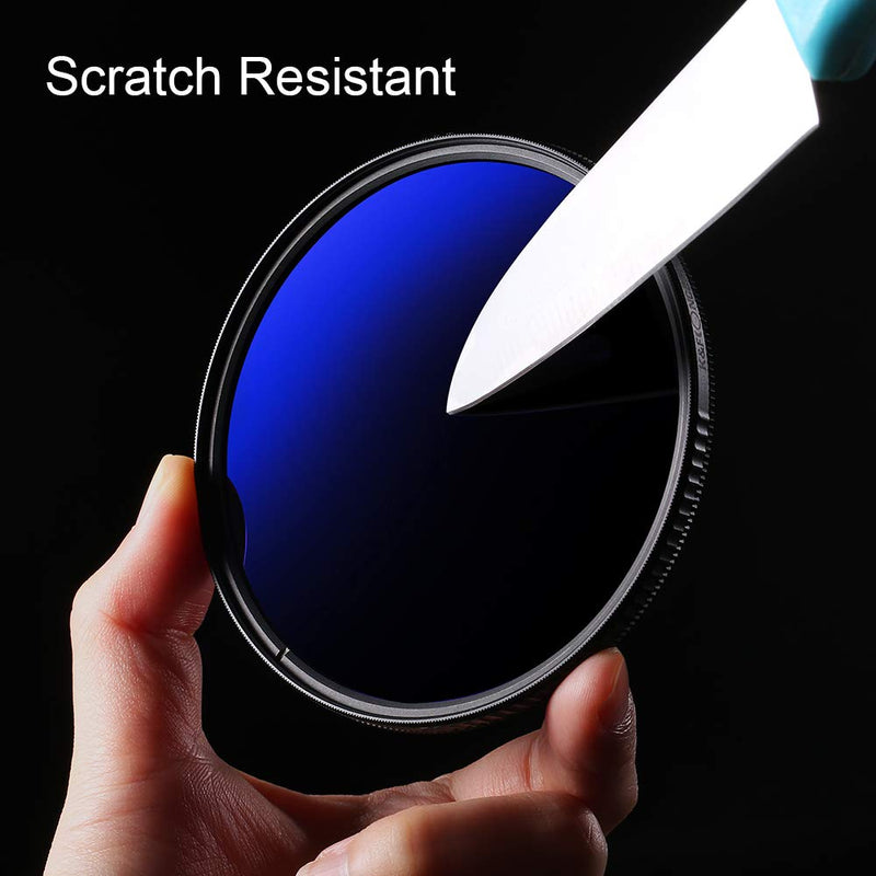 K&F Concept 72mm Neutral Density Filter ND 8 Filter and CPL Circular Polarizing Filter 2 in 1 for Camera Lens Multi-Resistant Coating,Ultra Clear, Waterproof, Scratch-Resistant