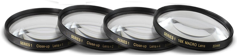 [AUSTRALIA] - 55mm and 58mm 14 Piece Filter Set Includes 3 PC Filter Kit (UV-CPL-FLD) and 4 PC Close Up Filter Set (+1+2+4+10) for Nikon D5600, D3400 DSLR Camera with Nikon 18-55mm f/3.5-5.6G VR and Nikon 70-300mm 
