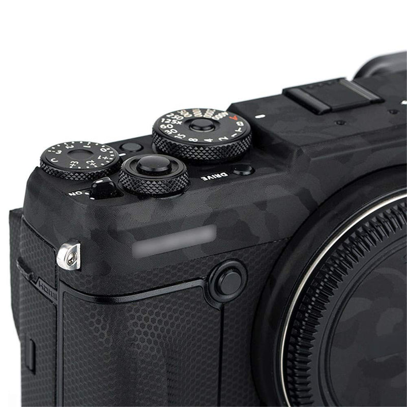 Anti-Scratch Anti-Wear Camera Body Skin Cover Protector Film for Fujifilm Fuji GFX 50R GFX50R Protective Decoration - Camouflage Black