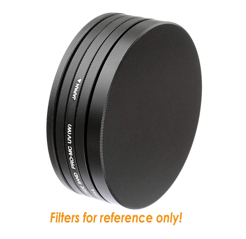 Fotasy 52mm Metal Filter Stack Caps, Filter Stack 52mm, Aluminum Alloy, Slim Stack fits 52mm UV CPL Fader ND Filter