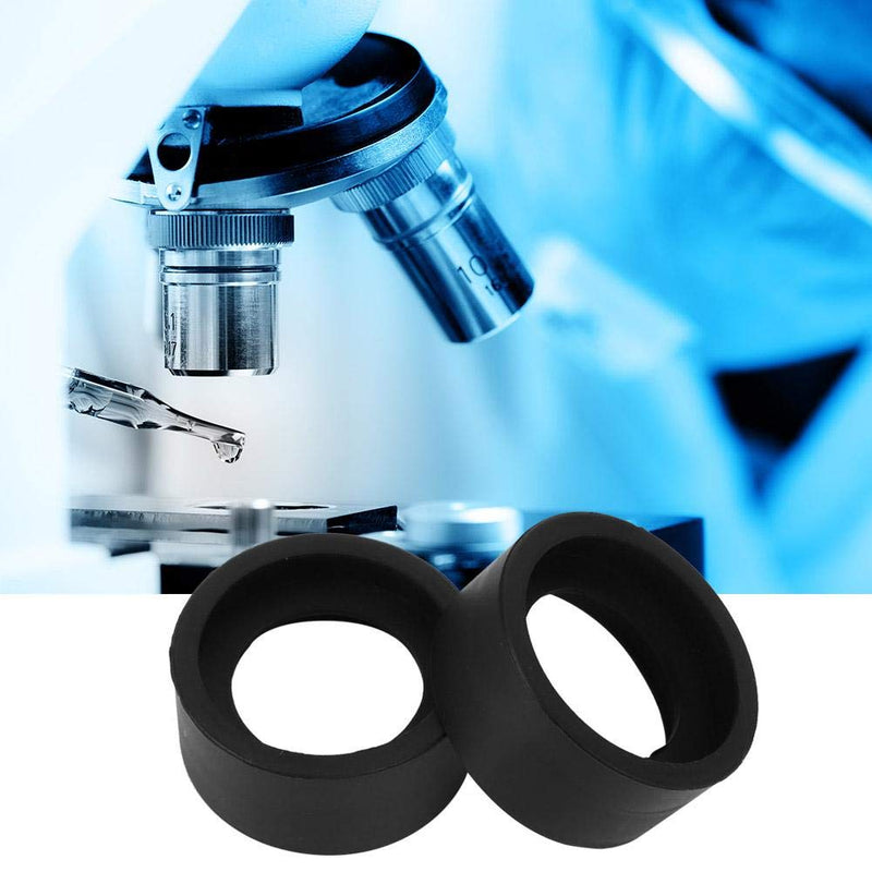 Microscope Eyepiece cup 2Pcs Rubber Eyepiece Cover Accessory Guards Eyeshields Telescope Protector Rubber Eyecups with 36mm Diameter for Stereo Microscope (KP-H2 Flat Angle)