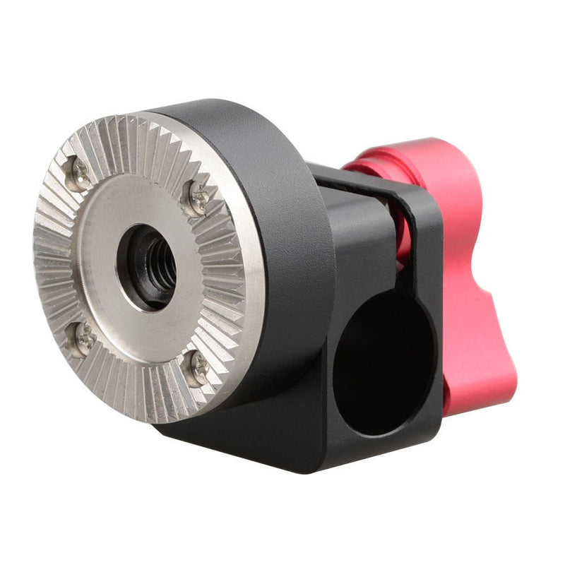 CAMVATE 15mm Single Rod Clamp Articulating with Rosette Lock(M6,31.8mm)