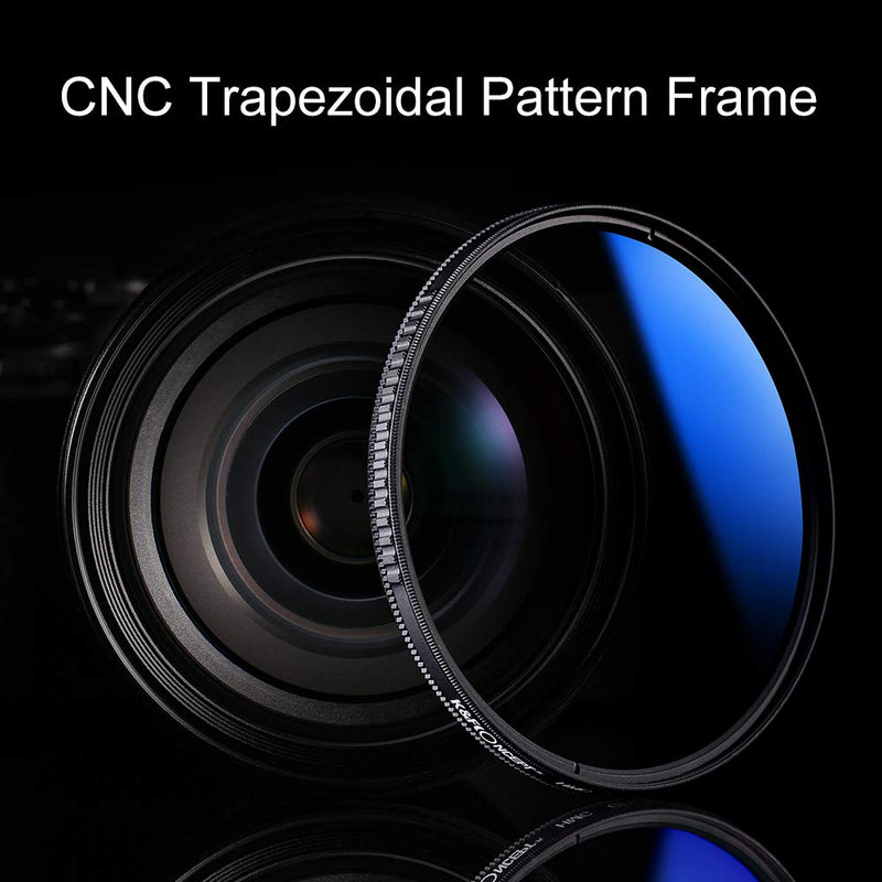 K&F Concept 67mm Circular Polarizer Glass Filter Ultra-Slim, 18 Multi Layer Coatings Circular Polarizing Filters for Camera Lens