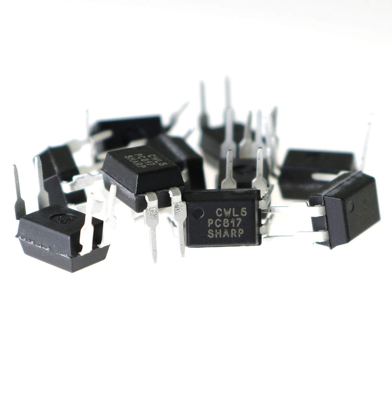 ToToT 10pcs Transistor Output Optocoupler DIP-4 PC817C PC817 High Density Mounting Type Photoelectric Coupler