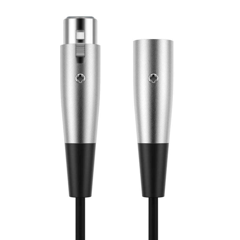 [AUSTRALIA] - Moukey 6 Inch XLR Cable, 3 Pin Dual Female to Male Y Splitter Cord, Balanced XLR Microphone Cable, 8 Pack 