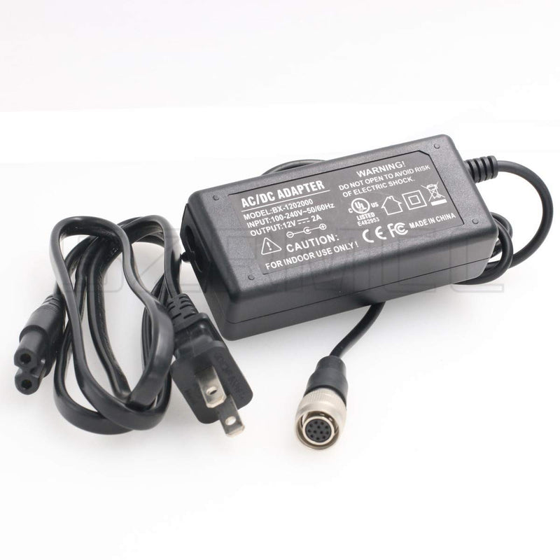 SZRMCC Basler GigE Industrial Camera Hirose 12 pin AC DC Power Supply Adapter 12V 2A