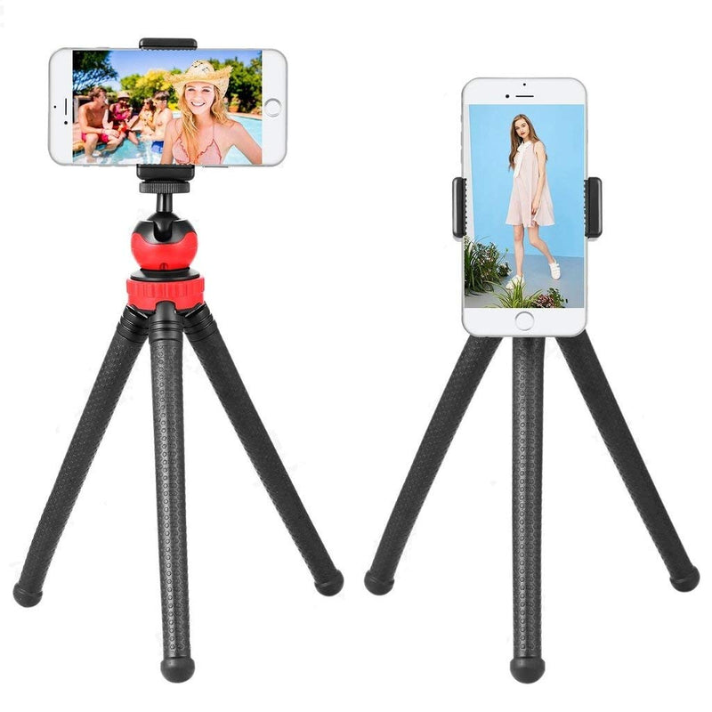 Webcam Tripod, 12'' Flexible Camera Tripod Stand Mount Compatible with Logitech Webcam StreamCam Brio C920s C925e C922 C930 C920 C615