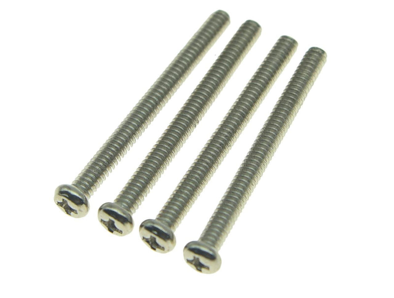 KAISH 50pcs USA/Imperial Thread Humbucker Pickup Height Screws Guitar Humbucker Pickup Screws with Springs Fits Gibson/EMG/Seymour Duncan/Dimarzio Nickel 50x USA/Imperial Thread