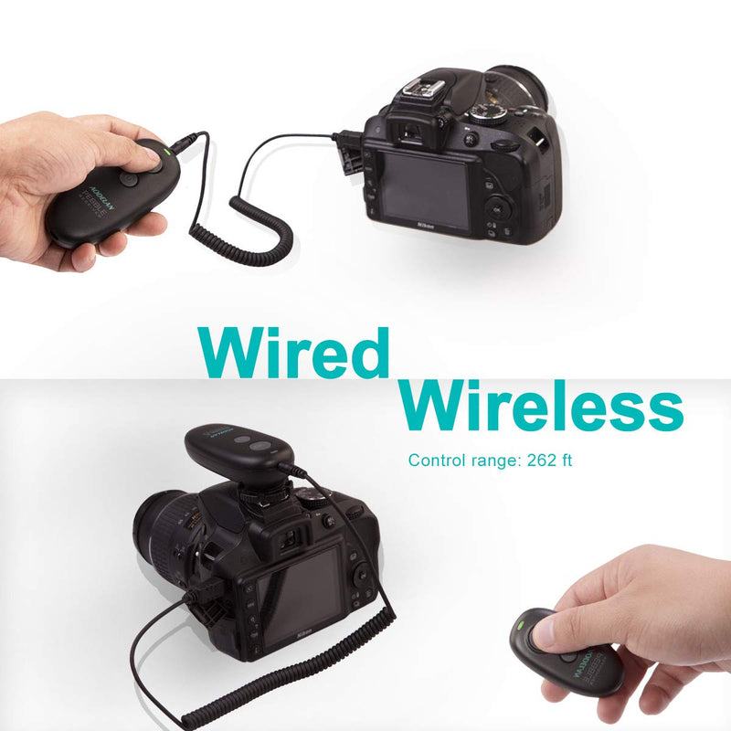 Camera Wireless Shutter Release Remote Control for Sony a7III, a9, a7RIII, a7RII, a7M3,a7M2, a7sII, A6000, HX300, RX100ii, RX100 V(A), RX100 VI, a850, a55, a67, a77, a99; Replace RM-L1AM and RM-SPR1