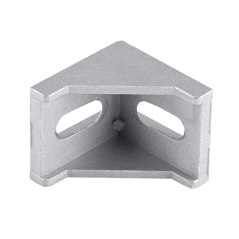 Yosoo Right Angle Brace Fastener Bracket, 5Pcs 40x40mm L Shape Corner Connector Aluminum Alloy Shelf Support Bracket