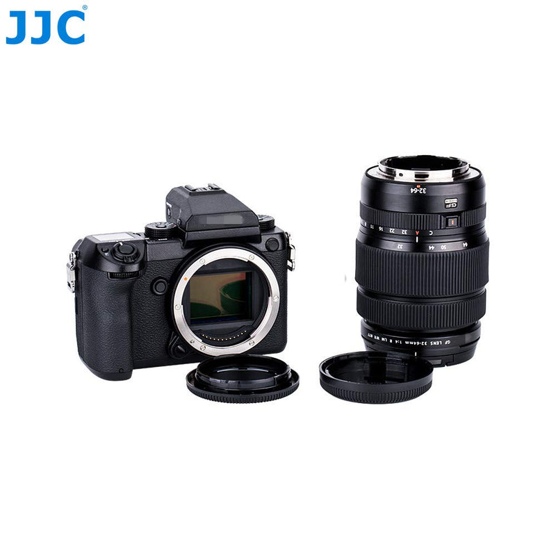 JJC Camera Body Cap & Rear Lens Cap Cover Protector Caps for Fujifilm G Mount Camera GFX 100S 100 50R 50S & for Fujinon GF Lens GF 23mm 30mm 45mm 50mm 63mm 80mm 110mm 120mm 32-64mm 45-100mm 100-200mm