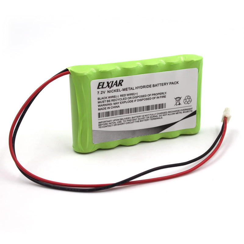 (2-Pack) 7.2V 1500mAh 300-03864-1 Battery Compatible with Honeywell Lynx L3000, Lynx L5000, Lynx L5100, Lynx L5200, LYNXRCHKIT-SC, Ademco WALYNX-RCHB-SC, Bentel BW-B72K Wireless Alarm Control Panels